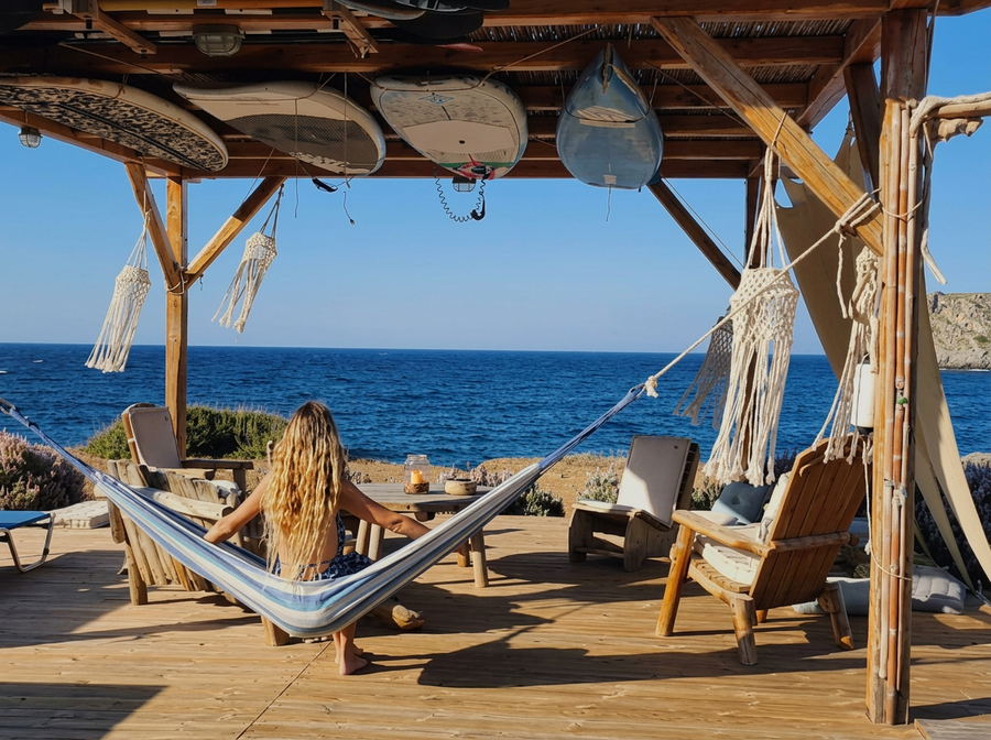 Beach & pergola
