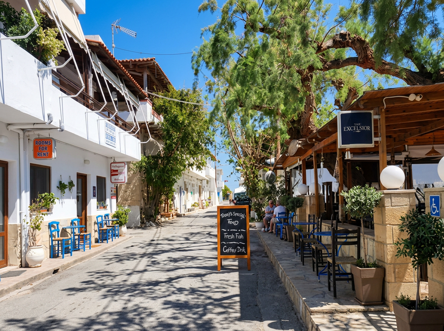 Tertsa beach & Lambros